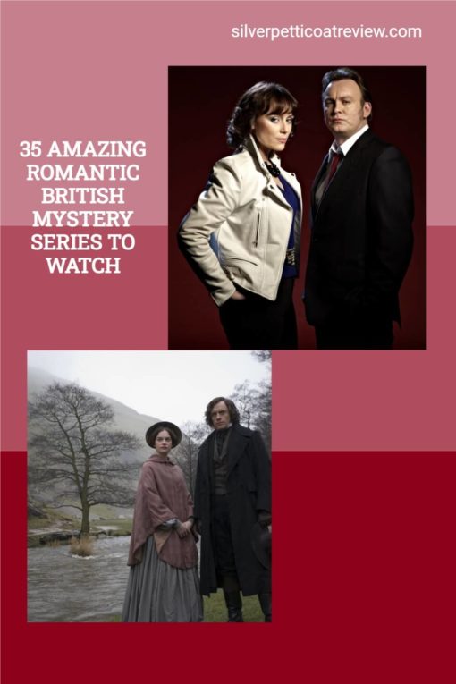 35 Amazing Romantic British Mystery Series to Watch; Pinterest image