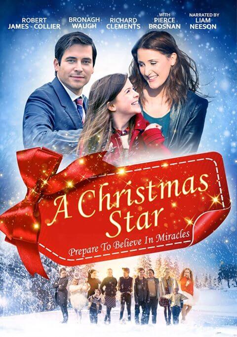 a christmas star poster