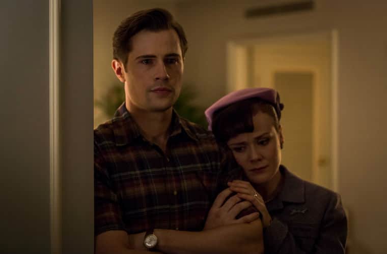 A Place To Call Home Season 4 on Acorn TV James Bligh (David Berry) and Olivia Bligh (Arianwen Parkes-Lockwood)