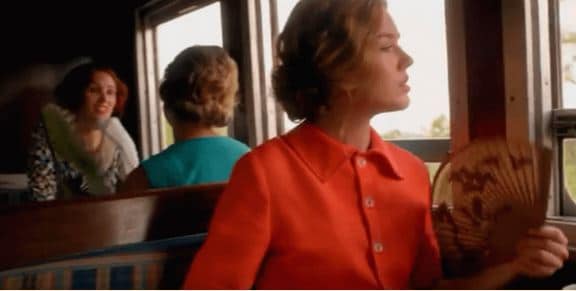 Alice Whalen on the train with her son. What secrets does she hold?