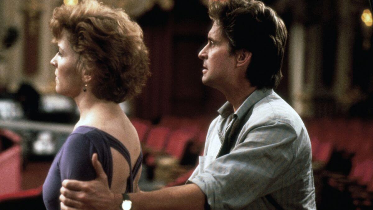 Alyson Reed and Michael Douglas in A Chorus Line