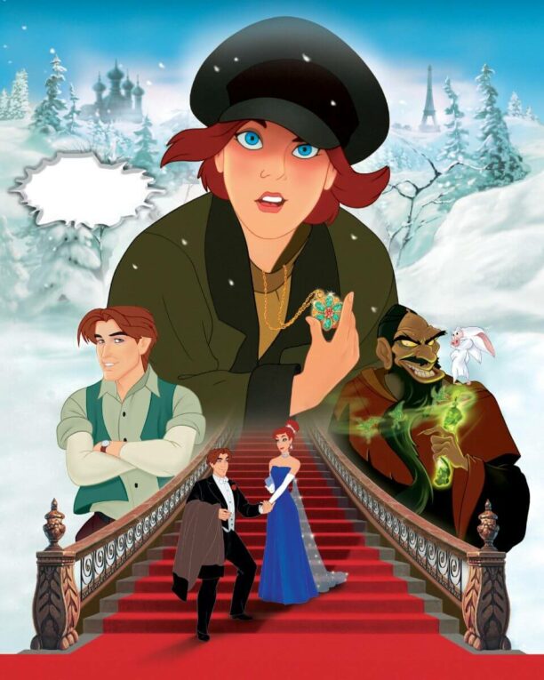 Anastasia 1997 promotional art