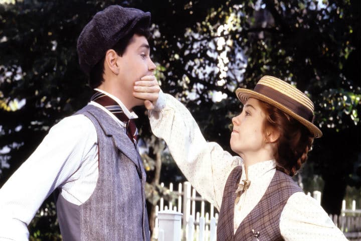 Anne and Gilbert in Anne of Green Gables the sequel