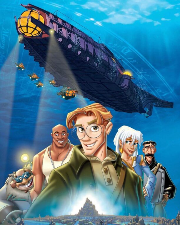 Atlantis the Lost Empire promo art