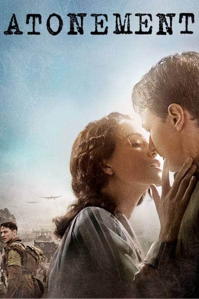 Atonement poster with Keira Knightley and James McAvoy