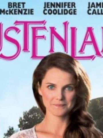 Austenland review featured image. Shows Austenland poster