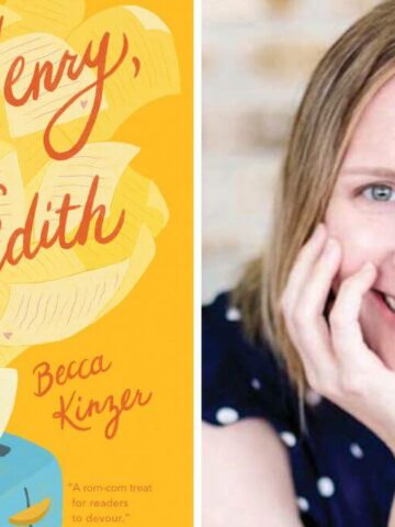 Becca Kinzer guest post featured image with book cover and author picture