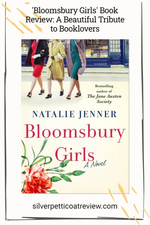 'Bloomsbury Girls' Book Review: A Beautiful Tribute to Booklovers; pinterest image