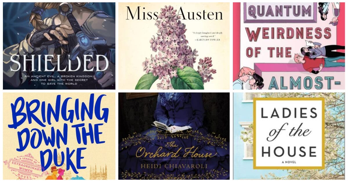 March Book Reviews of the Month featured image collage of book covers including Miss Austen by Gill Hornby