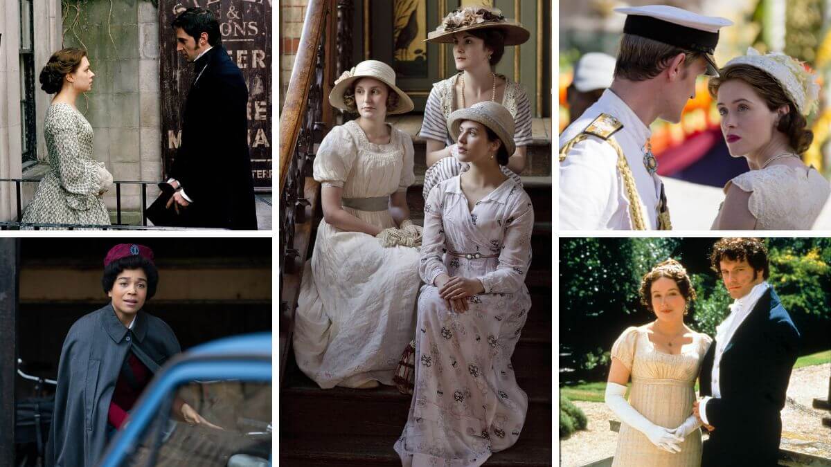 british period dramas collage