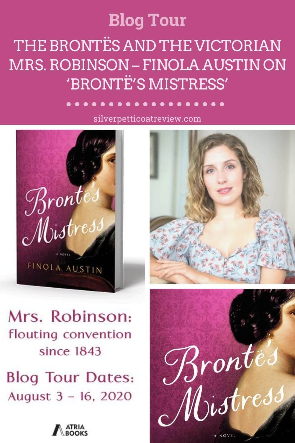 The Brontës and the Victorian Mrs. Robinson – Finola Austin On 'Brontë's Mistress' (Pinterest image)