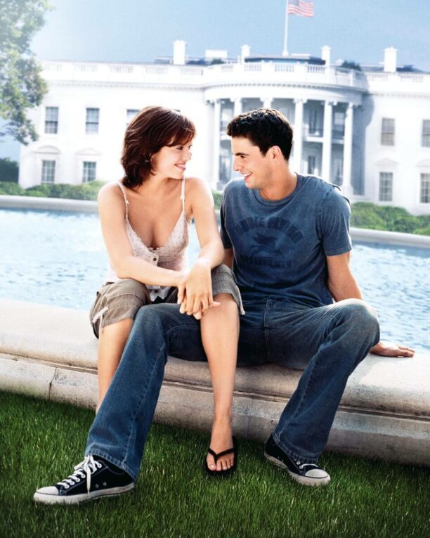 Chasing Liberty promo photo with White House in the b.g.