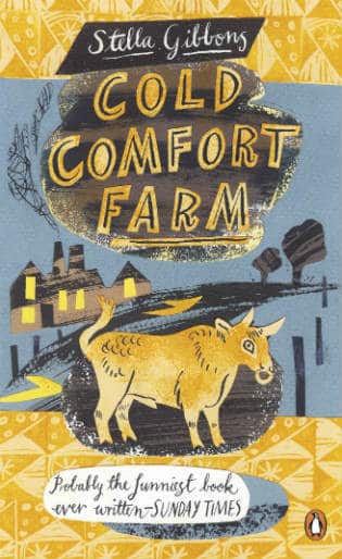 50 Books to read if you love Jane Austen; cold comfort farm book cover