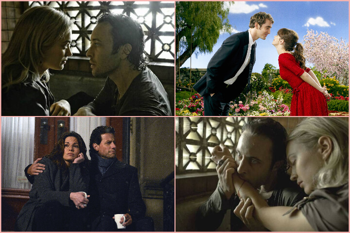 Paranormal romances to binge-watch collage