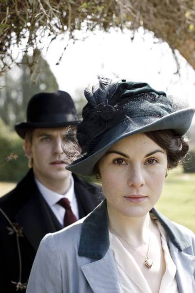 Lady Mary and Matthew in Downton Abbey