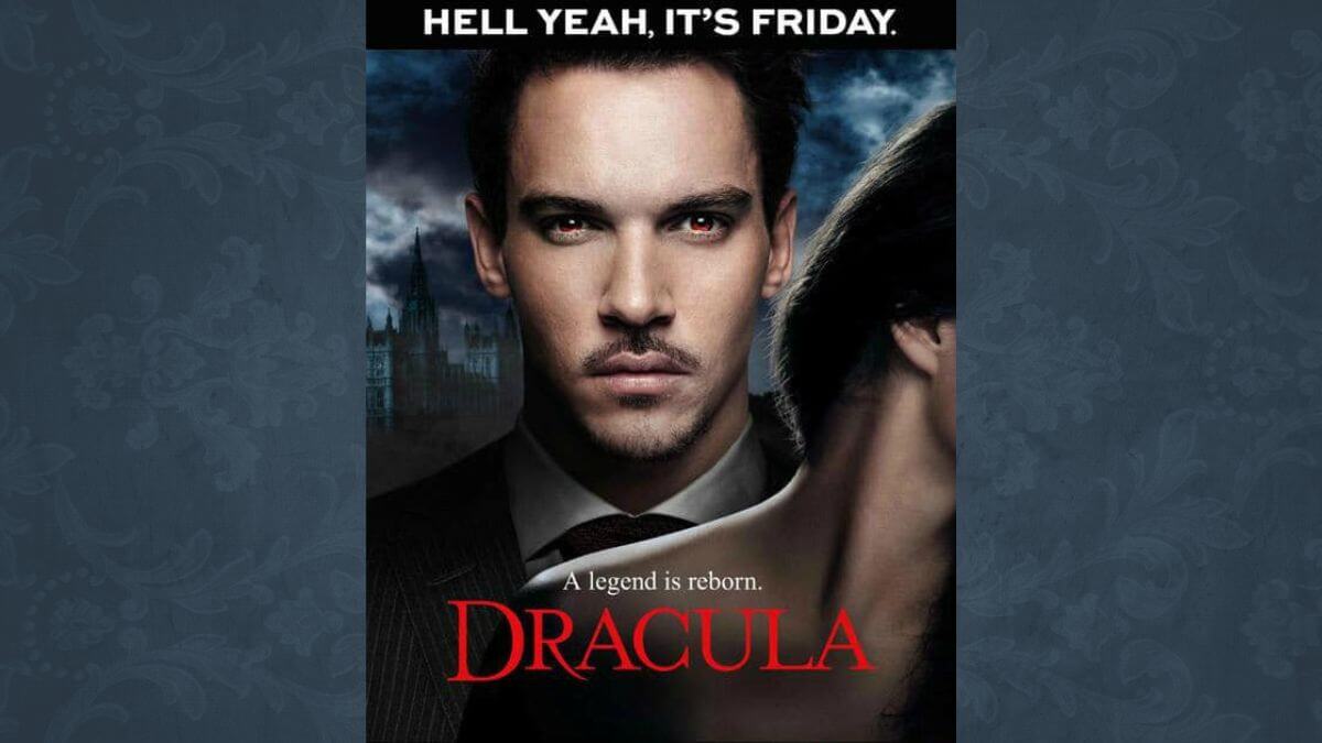 Dracula review featured image showing a TV poster