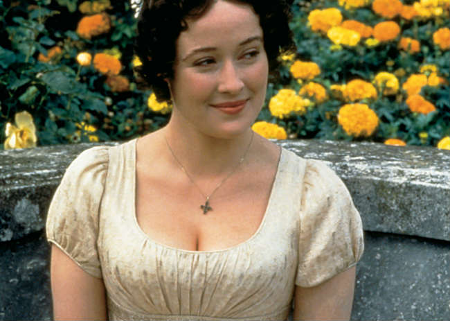 Elizabeth Bennet in the 1995 adaptation of Pride and Prejudice. Women in Literature.