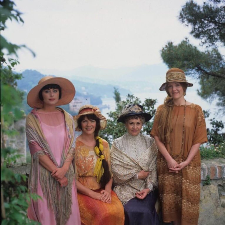 Enchanted April Movie - the four women posing for promotional photo