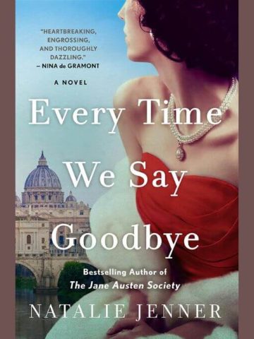 Every Time We Say Goodbye book cover image for book review post