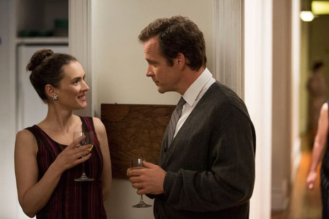 Winona Ryder and Peter Sarsgaard in Experimenter.