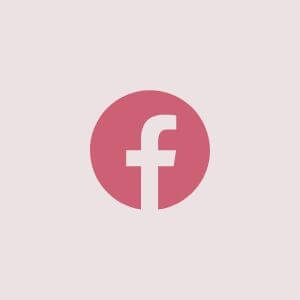 Facebook logo in pink color