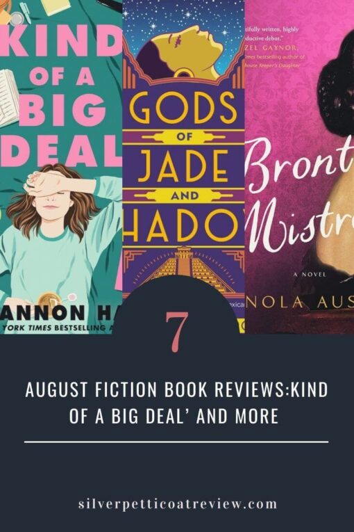 August Fiction Book Reviews Pinterest Image