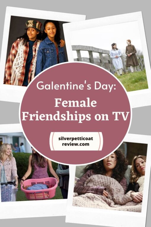 Galentine's Day: female friendships on TV pinterest image