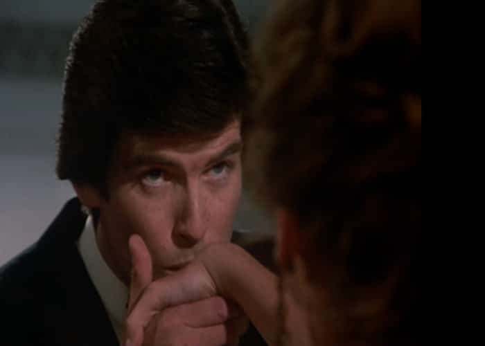 Remington Steele - first kiss