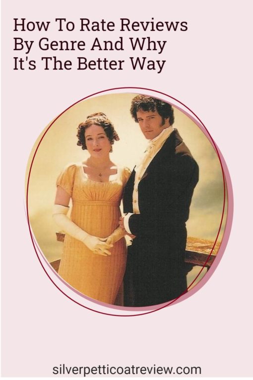 How to Rate Reviews by Genre pinterest image with Pride and Prejudice picture