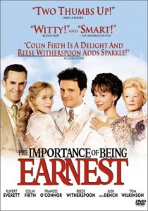 Importance of Being Earnest DVD