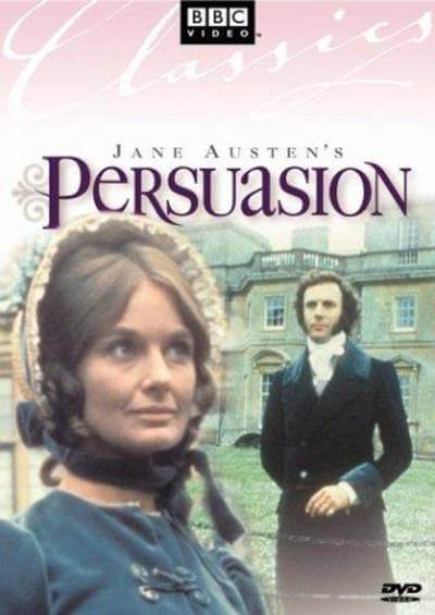 Jane Austen's Persuasion 1971 poster; where to watch jane austen movies