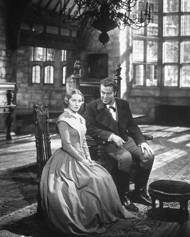 Jane Eyre 1943 publicity still with Joan Fontaine and Orson Welles