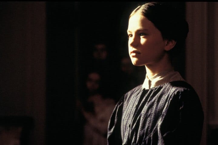 Anna Paquin as young Jane Eyre in 1996 adaptation