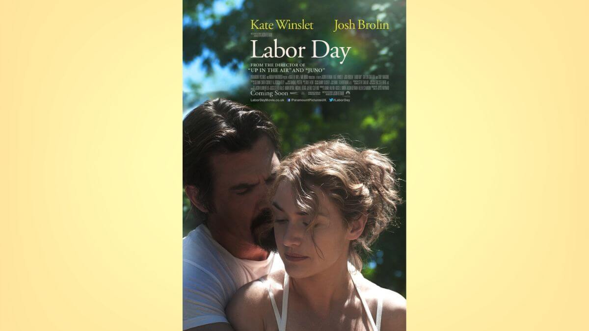 Labor Day poster with yellow background