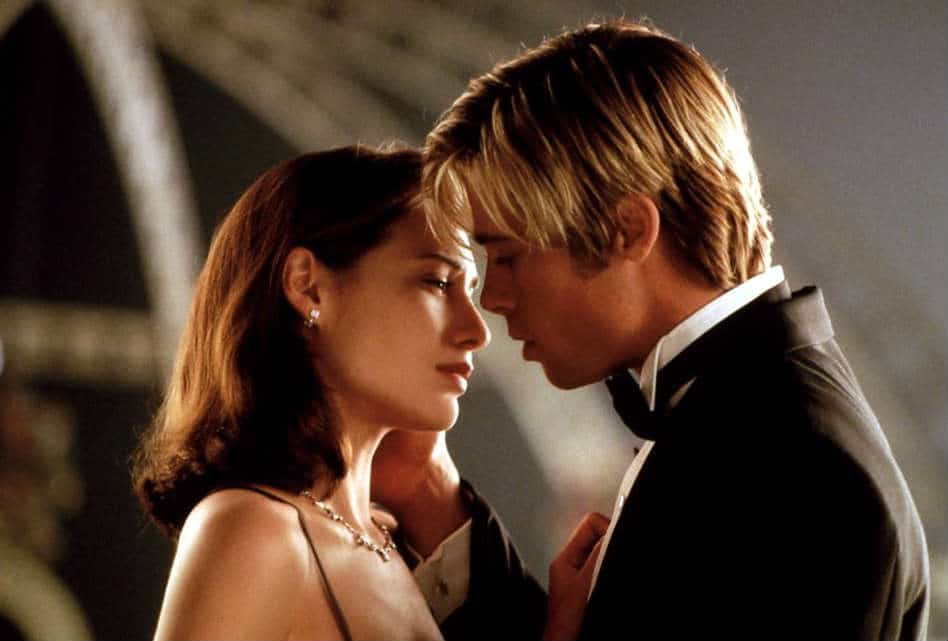 Brad Pitt and Claire Forlani, Meet Joe Black