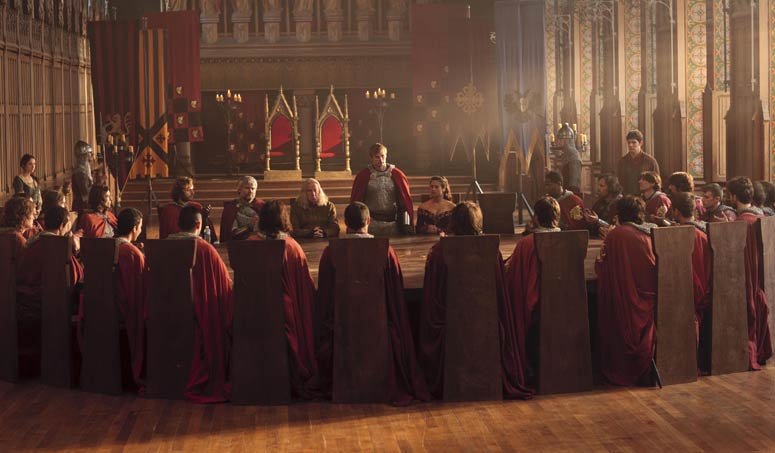 The Round Table in "Merlin" Photo: BBC Worldwide