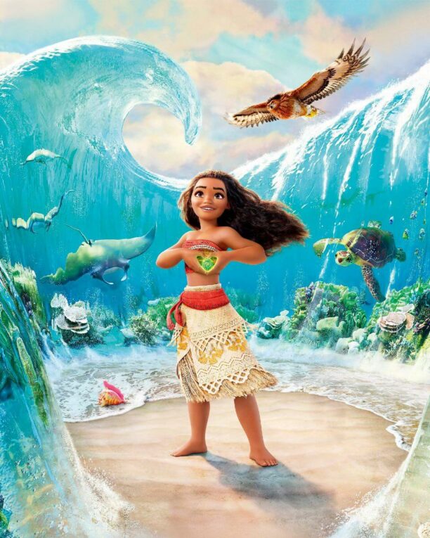 Moana 2016 Disney promo art