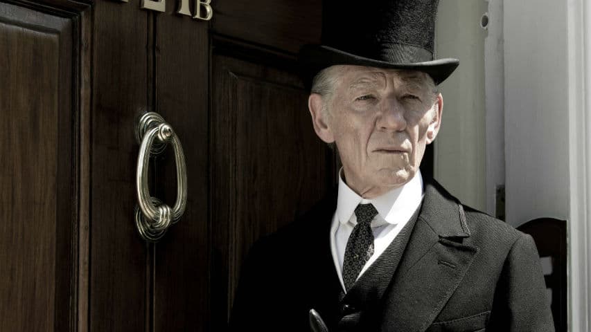 Ian McKellan as Mr Holmes.