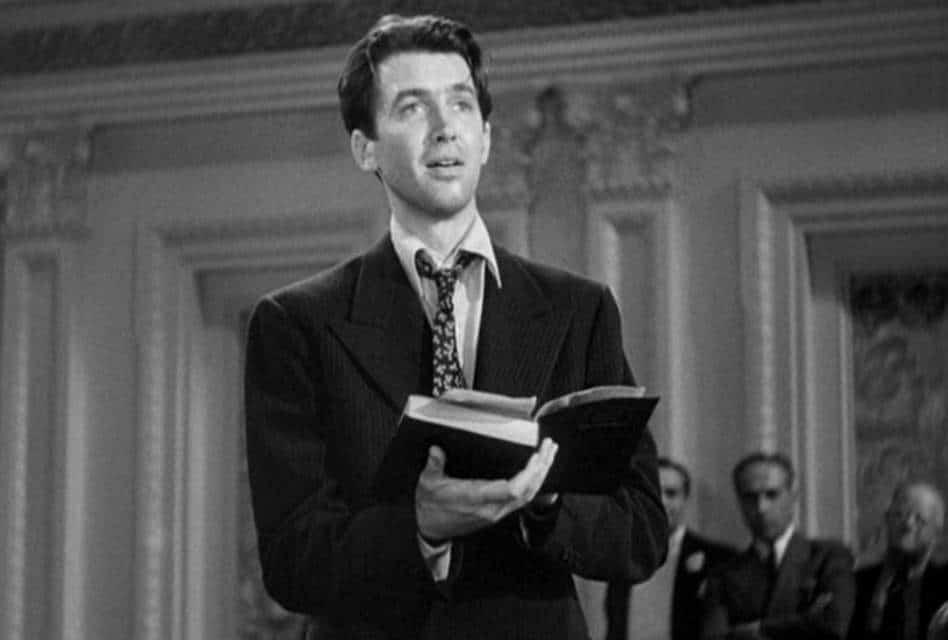 James Stewart in Mr. Smith Goes to Washington 