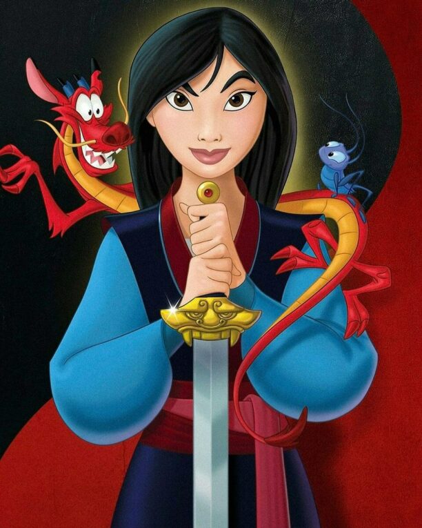 Mulan 1998 promo art