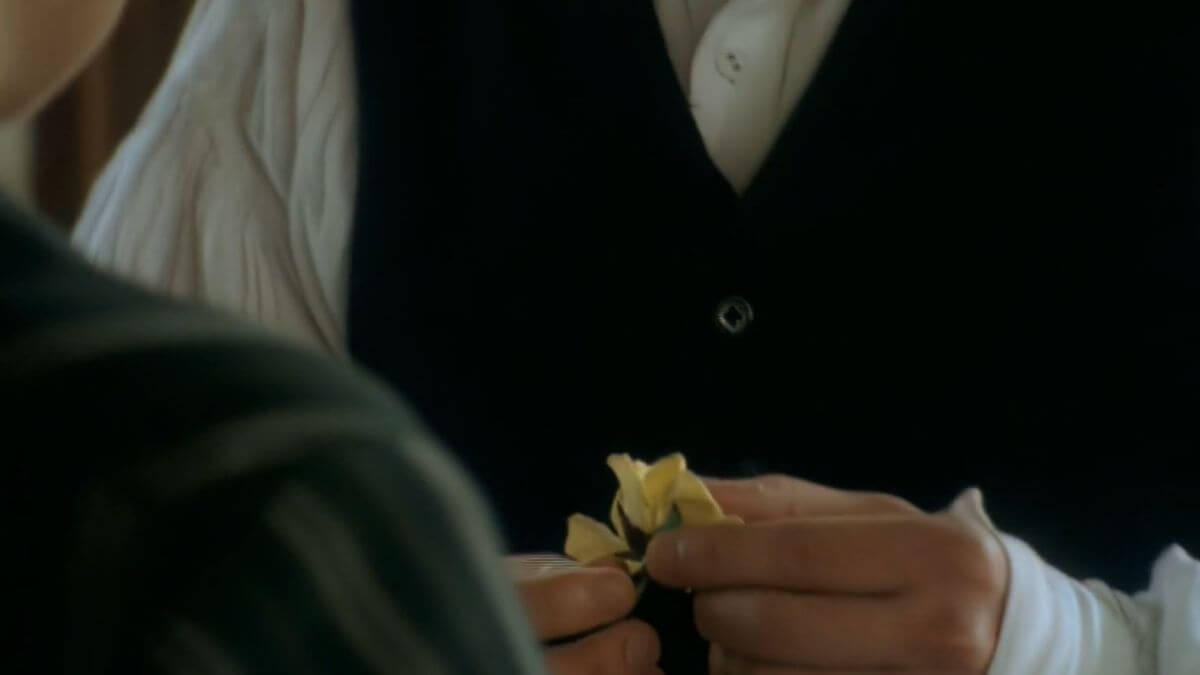 North and South - John Thornton with a flower