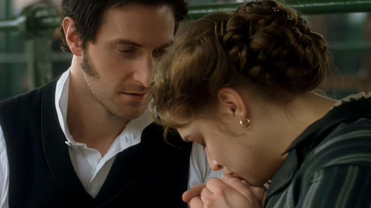 North and South - Margaret Hale and Mr. Thornton - kiss on hand