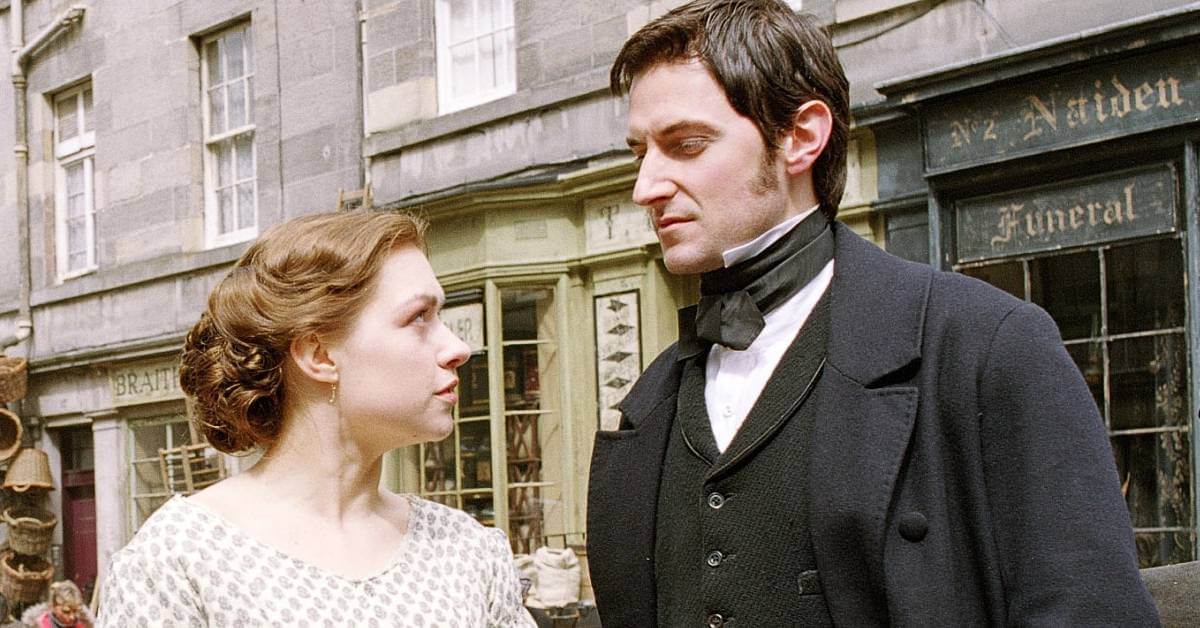 north and south 2004 publicity photo with Daniela Denby-Ashe and Richard Armitage