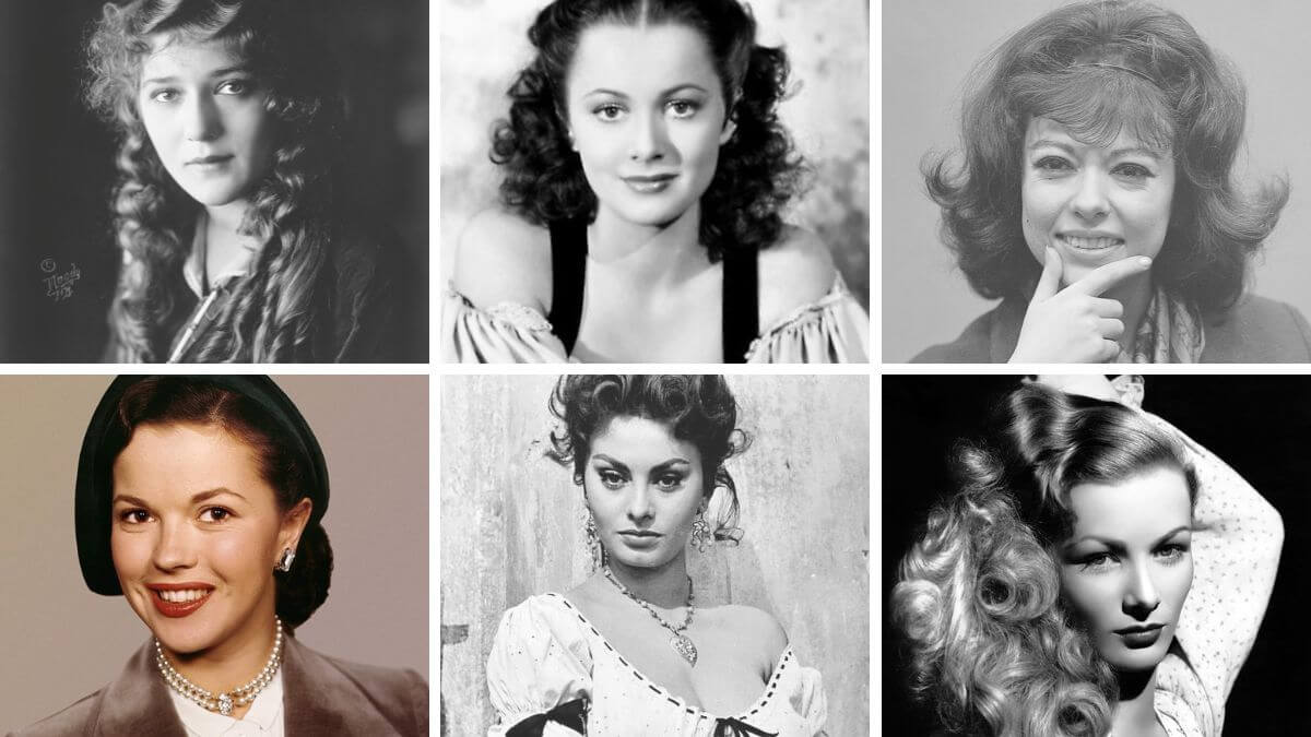 old hollywood actresses end collage