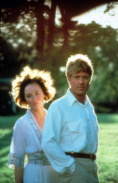 Out of Africa Promo photo with Meryl Streep and Robert Redford