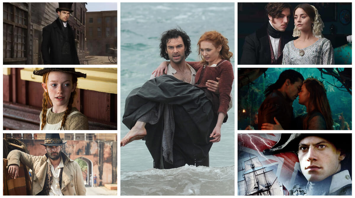 shows like poldark collage