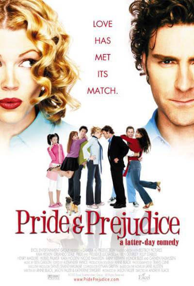 Pride and Prejudice: A Latter-Day Comedy movie poster; 15 of the Best Pride and Prejudice Movies, Ranked