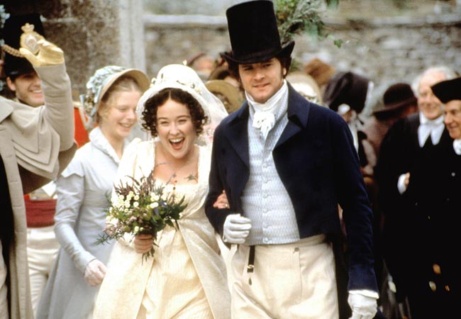 Elizabeth Bennet and Mr. Darcy in Pride and Prejudice (1995)