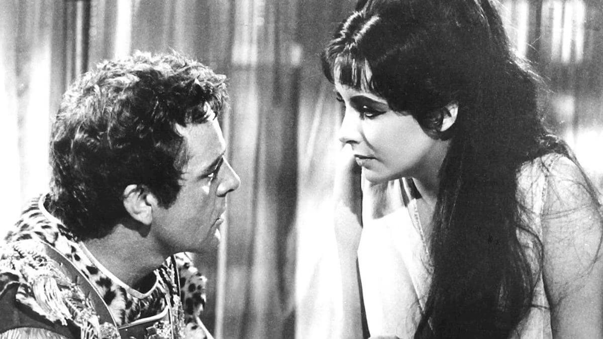 Richard Burton and Elizabeth Taylor in Cleopatra