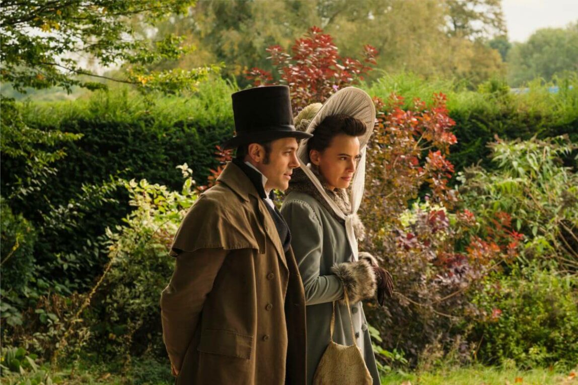 Samuel Colbourne and Lady Susan walking